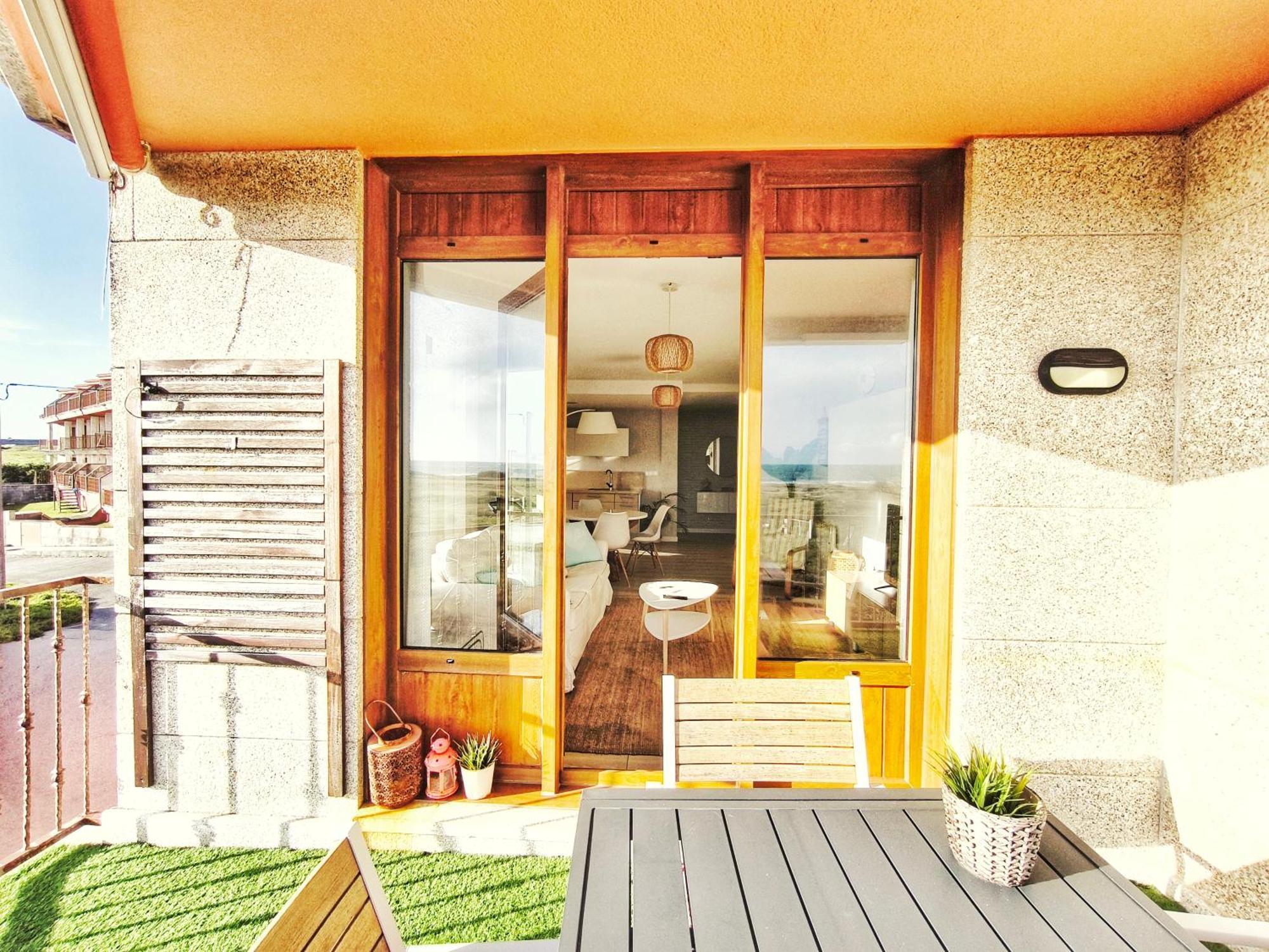 Apartamento Corrubedo Vistas Mar Y Playa Extérieur photo